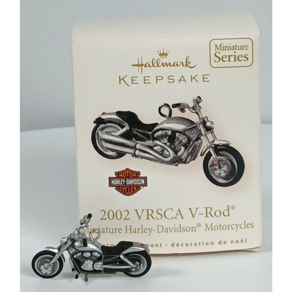 Hallmark Keepsake ornament 2002 VRSCA V Rod miniature Harley Davidson